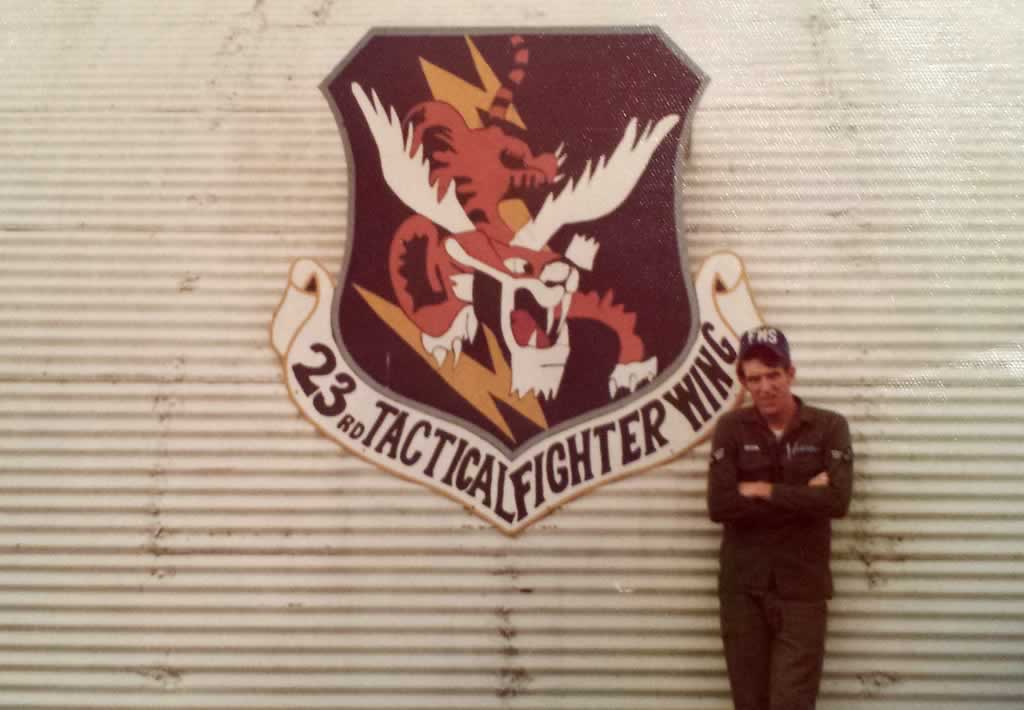 Sgt Kenny Brown at the Maintenance Shack during TDY to Panama